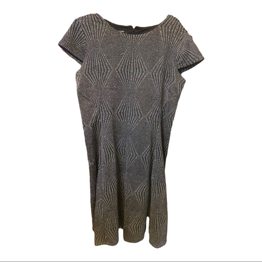 Black and Gray dress stretchy material
